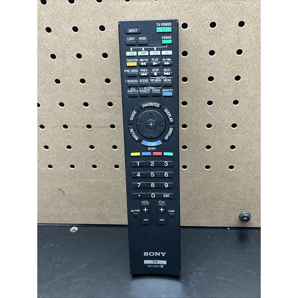 GENUINE SONY RM-YD037 BRAVIA TV REMOTE - KDL-46NX700 KDL-46NX800 KDL-52NX800